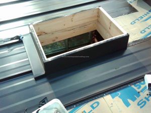 Curb Mounted Skylight Installation