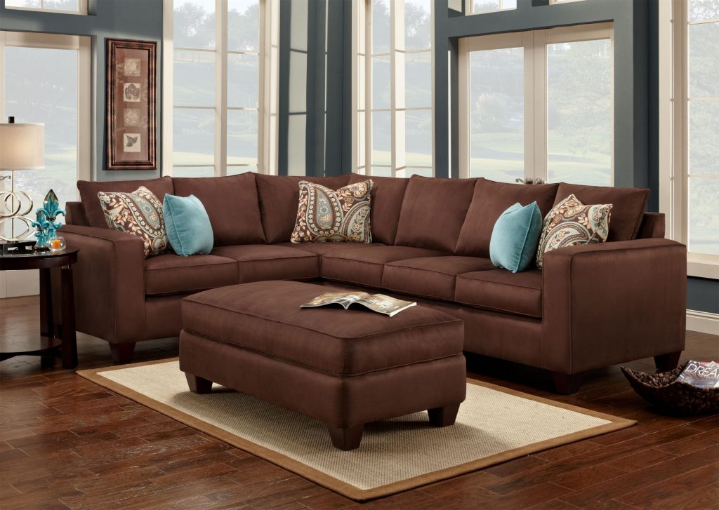 Dark Brown Couch Decor — Randolph Indoor and Outdoor Design