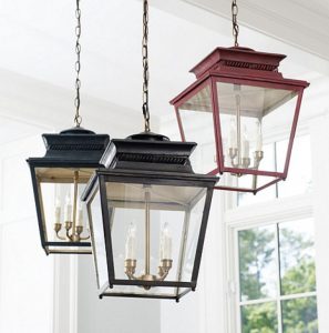 Detaching Large Front Porch Chandelier