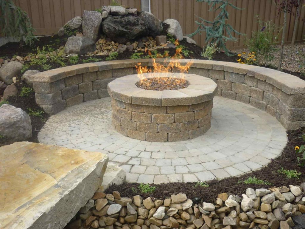 Round Inexpensive Outdoor Fireplace — Randolph Indoor and Outdoor Design