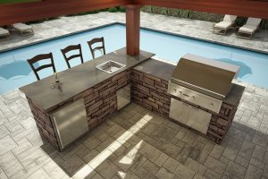 Eldorado Stone Outdoor Kitchen Picture