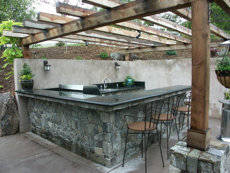 Fresh Outdoor Kitchen Granite Countertops — Randolph Indoor and Outdoor