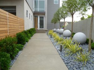 Front Of House Landscaping Ideas With Sidewalk