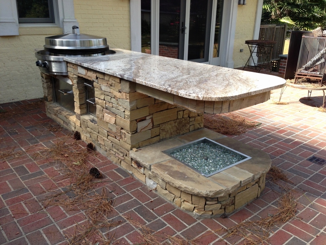Granite Countertop Eldorado Stone Outdoor Kitchen