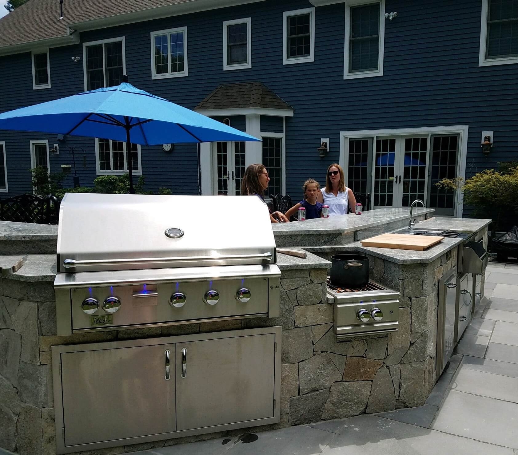 Great Outdoor Kitchen Beverage Center — Randolph Indoor and Outdoor Design