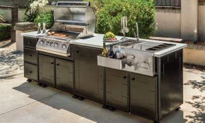 Grill Outdoor Kitchen Beverage Center