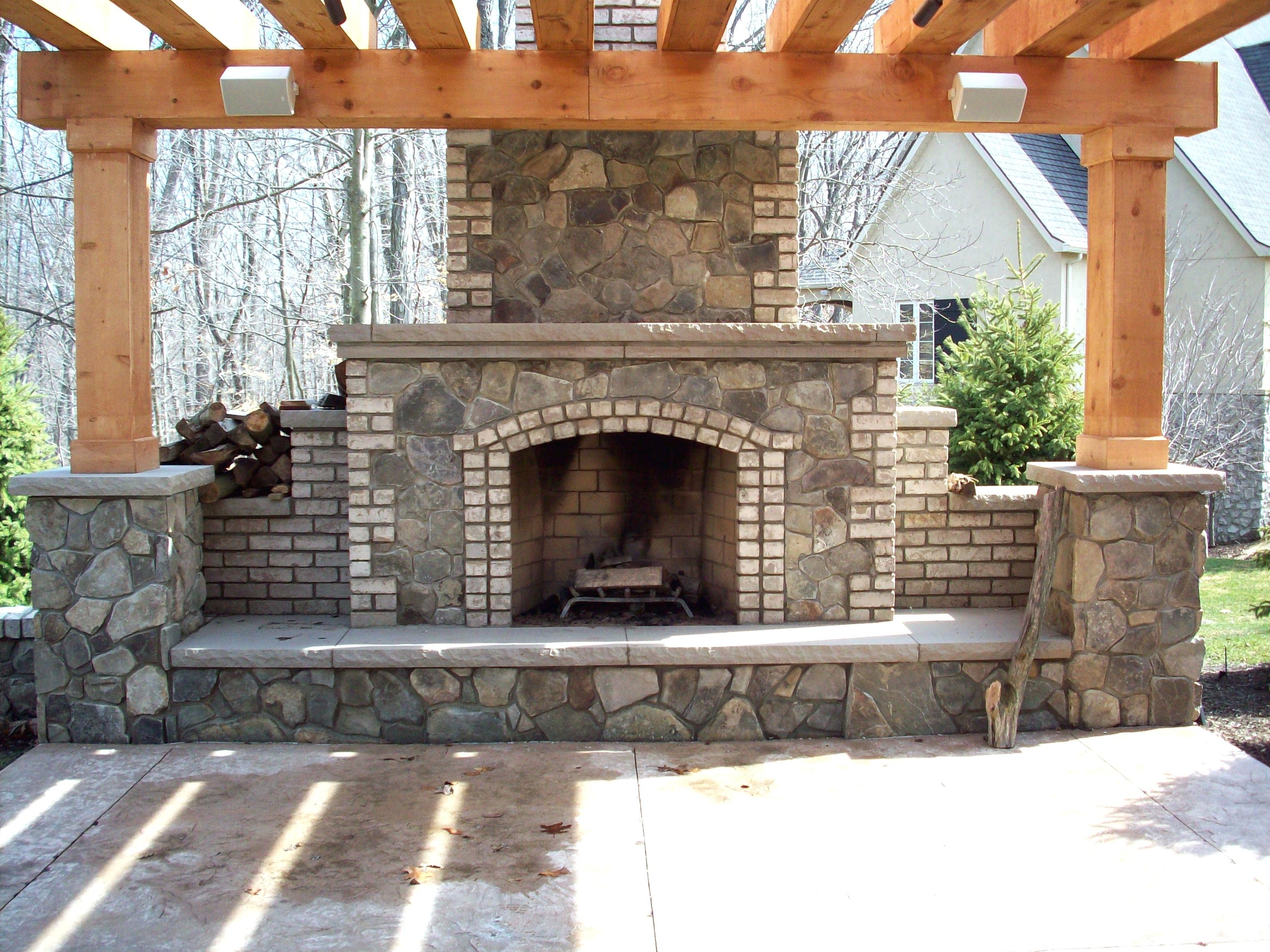 Ground Gravel Stone For Outdoor Fireplace