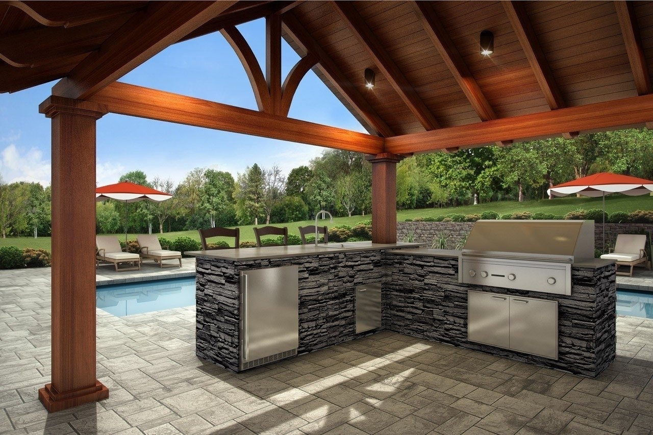 Eldorado Stone Outdoor Kitchen — Randolph Indoor and Outdoor Design