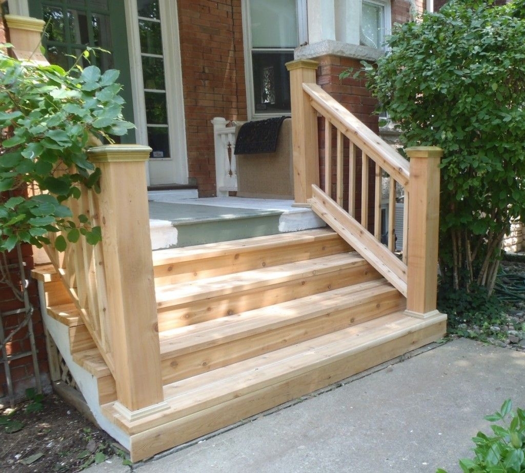 How To Build Handrails For Porch Steps