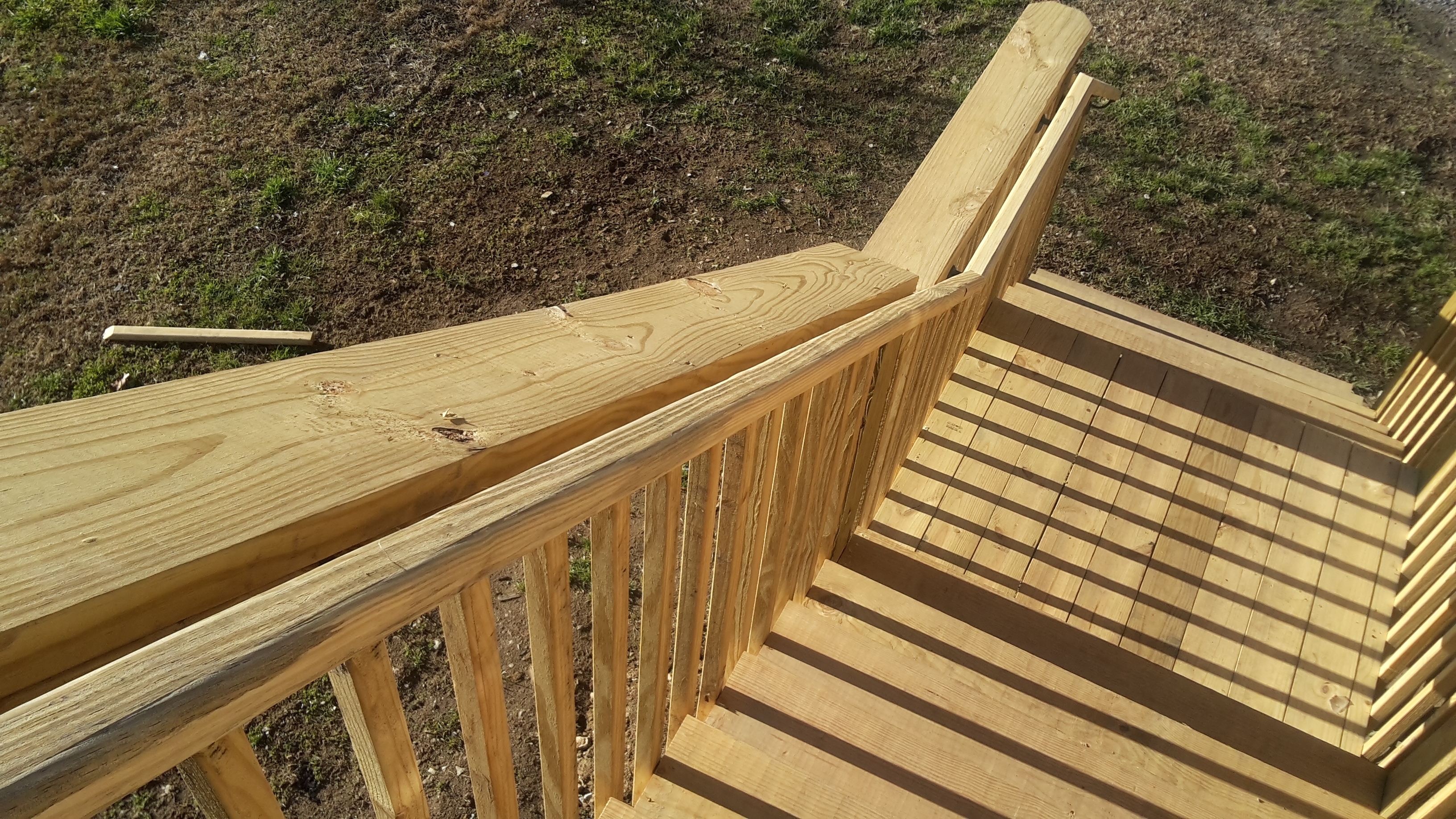 How To Build Wooden Handrails For Porch Steps