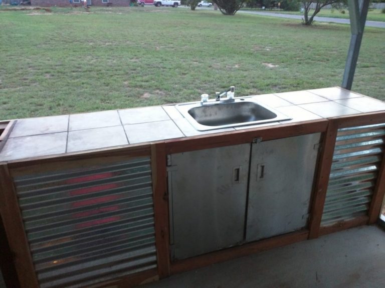 Unique Outdoor Kitchen Sink Drain — Randolph Indoor and Outdoor Design