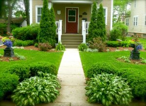 Inspired Front Sidewalk Landscaping Ideas