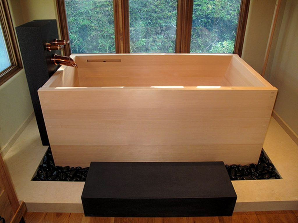 Japanese Soaker Tub Shower Combo — Randolph Indoor and Outdoor Design