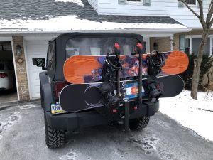 Jeep Snowboard Rack
