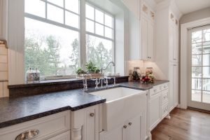 Leathered Black Granite Countertops