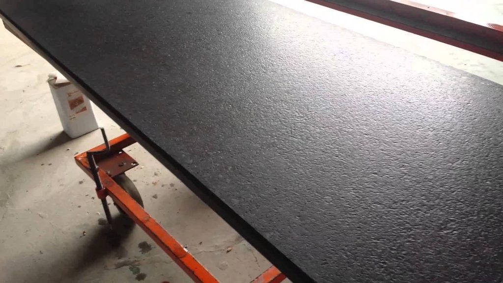 Black Pearl Leathered Granite Countertops — Randolph Indoor and Outdoor