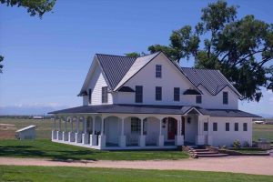 Modern Farmhouse With Wrap Around Porch Plans