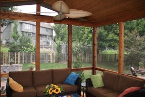 Modern Home Screened Porch