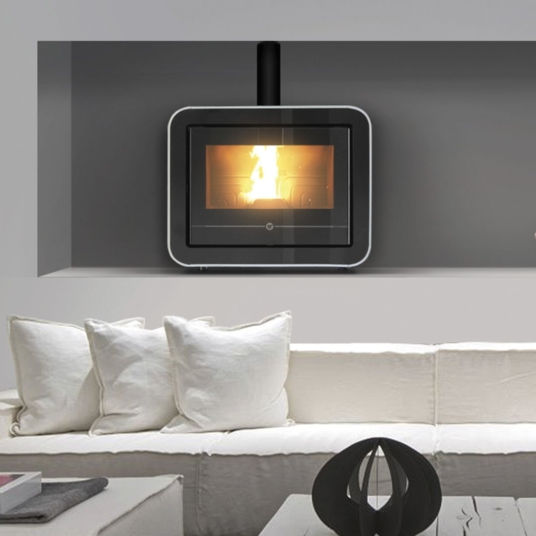 Modern Wall Mounted Pellet Stove