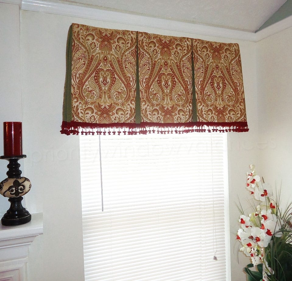 Box Pleated Window Valance — Randolph Indoor and Outdoor Design