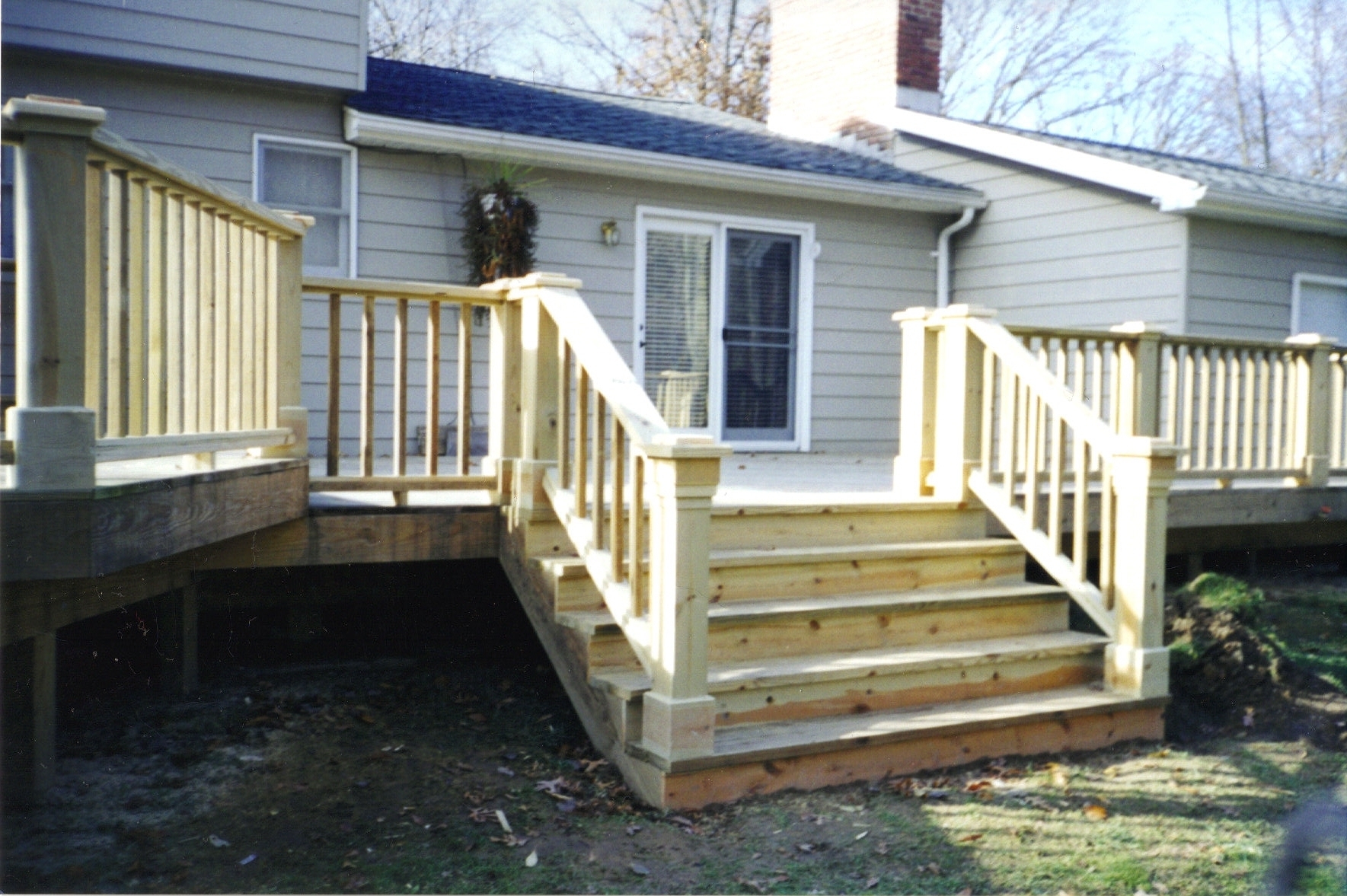 Rectangular Handrails For Porch Steps
