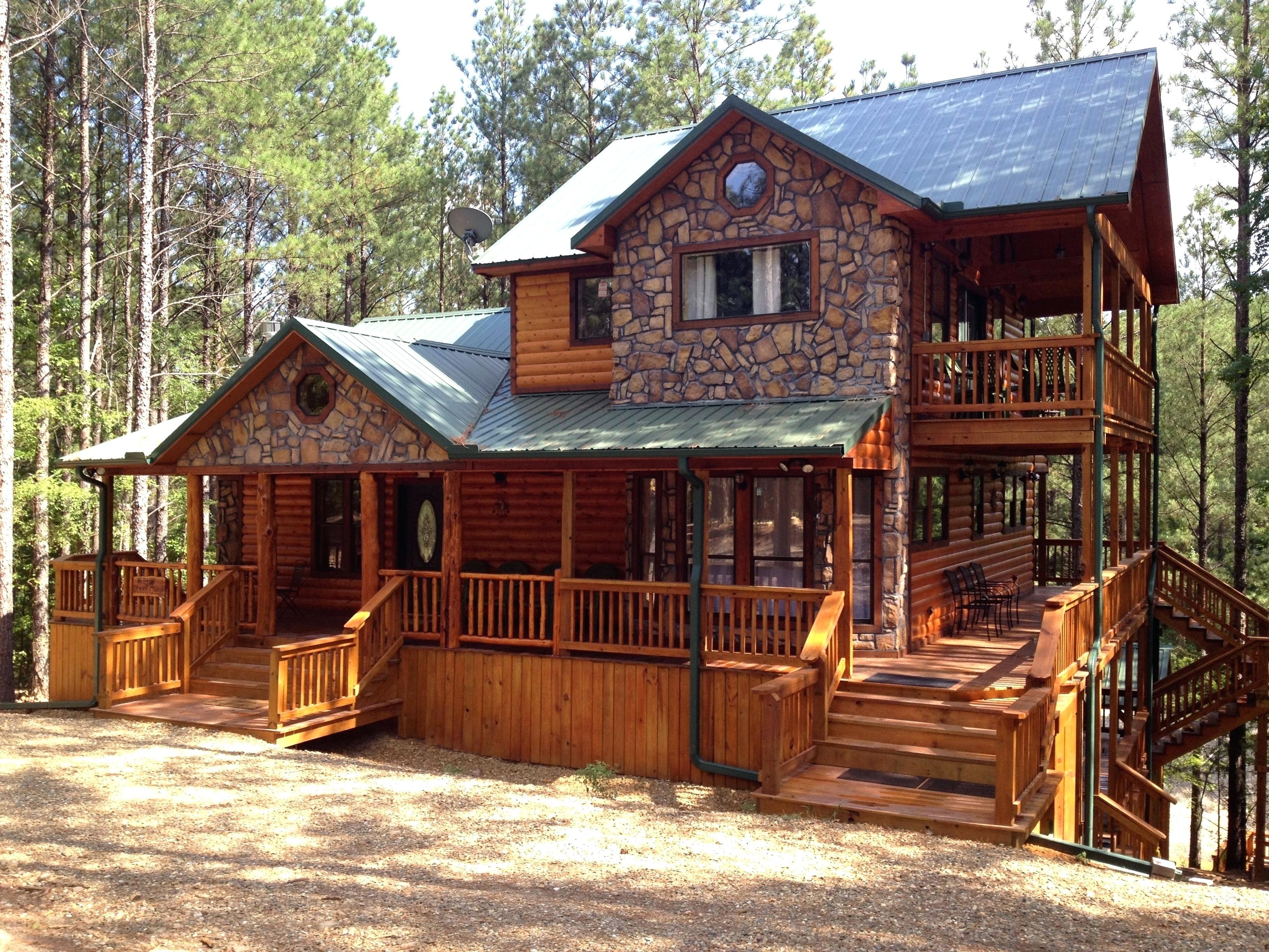 Simple Log Cabin Plans With Wrap Around Porch