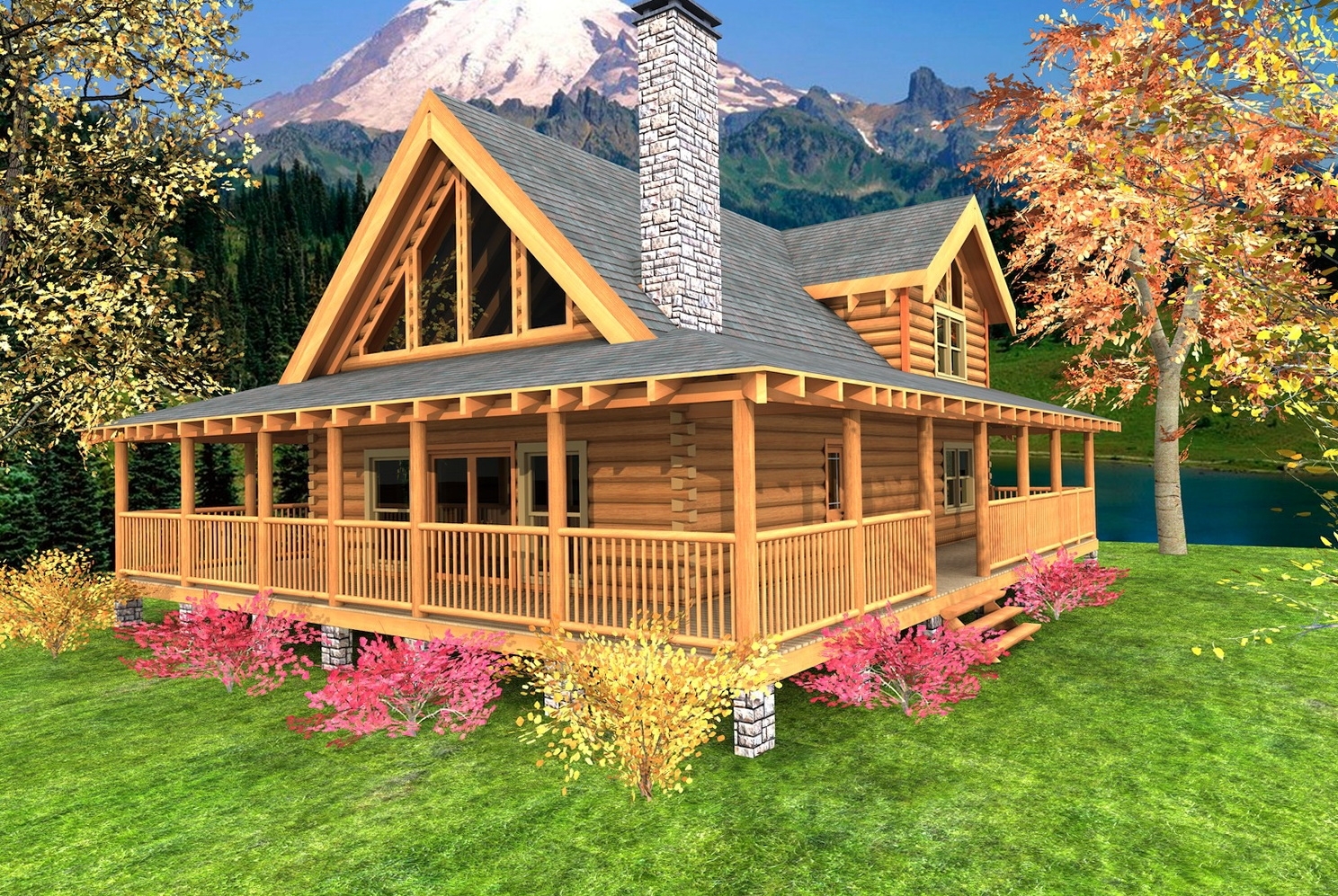 Small Farmhouse Plans With Wrap Around Porch
