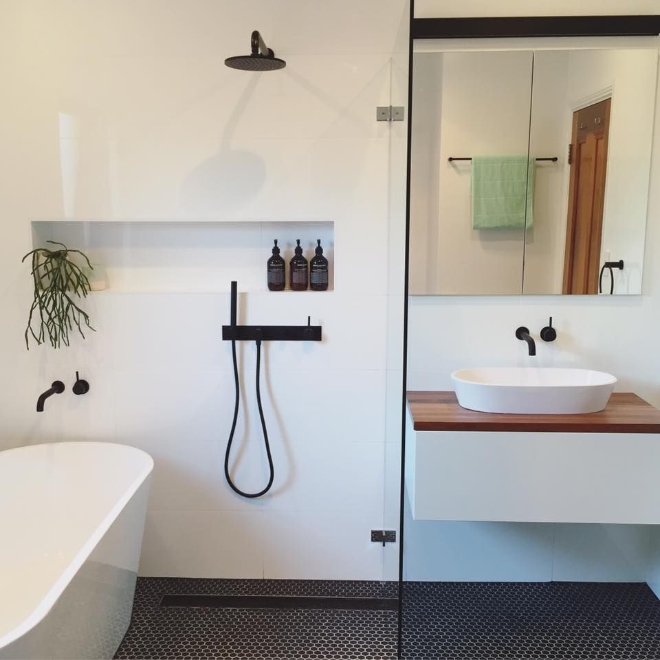 Small Master Bathroom Layout — Randolph Indoor and Outdoor Design