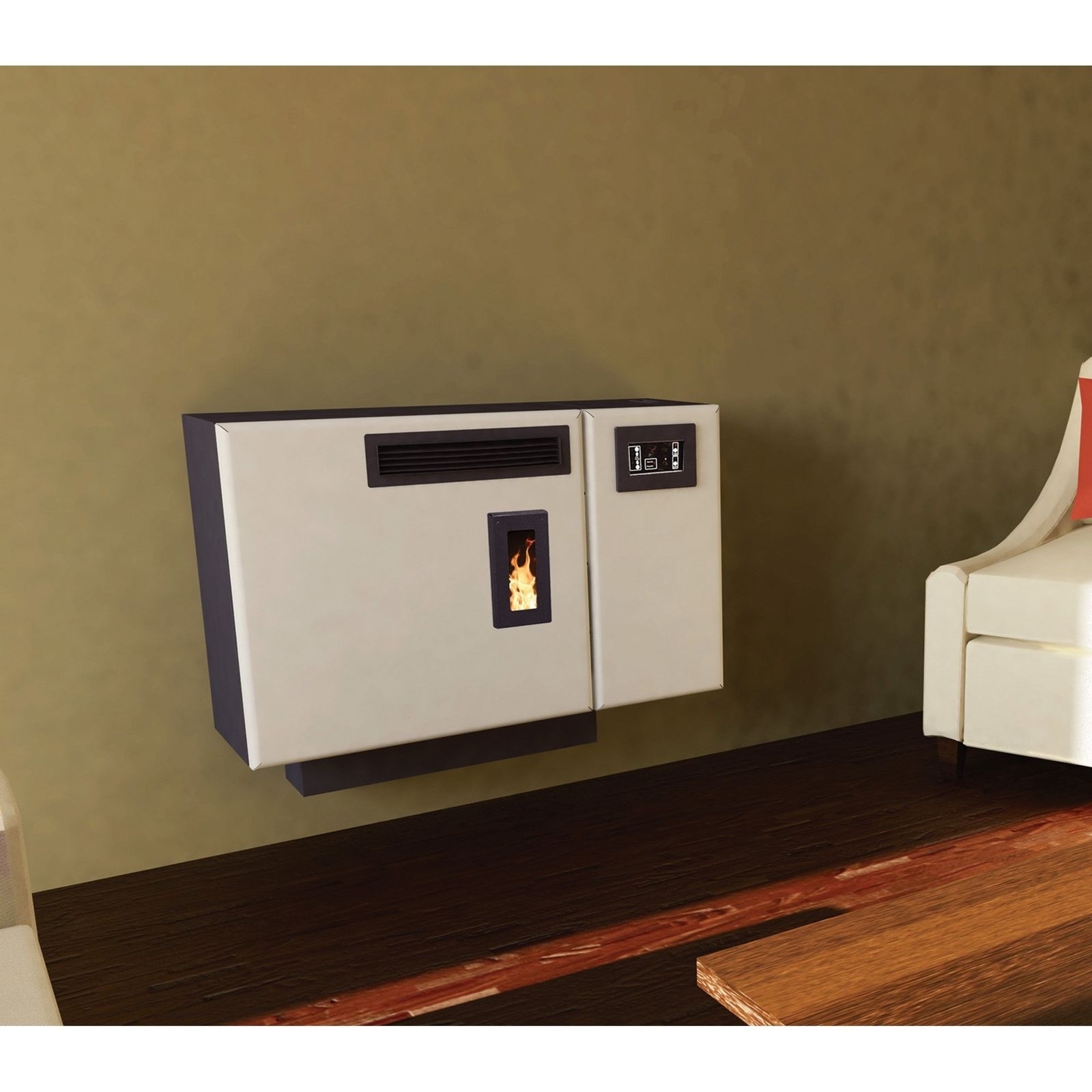 Small Wall Mounted Pellet Stove