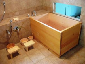 Square Japanese Soaker Tub