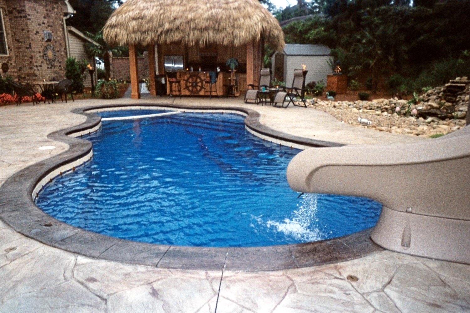 Tropical Semi Inground Pool Kits — Randolph Indoor and Outdoor Design