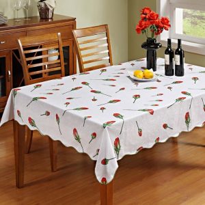 Vinyl Tablecloth Flannel Backed
