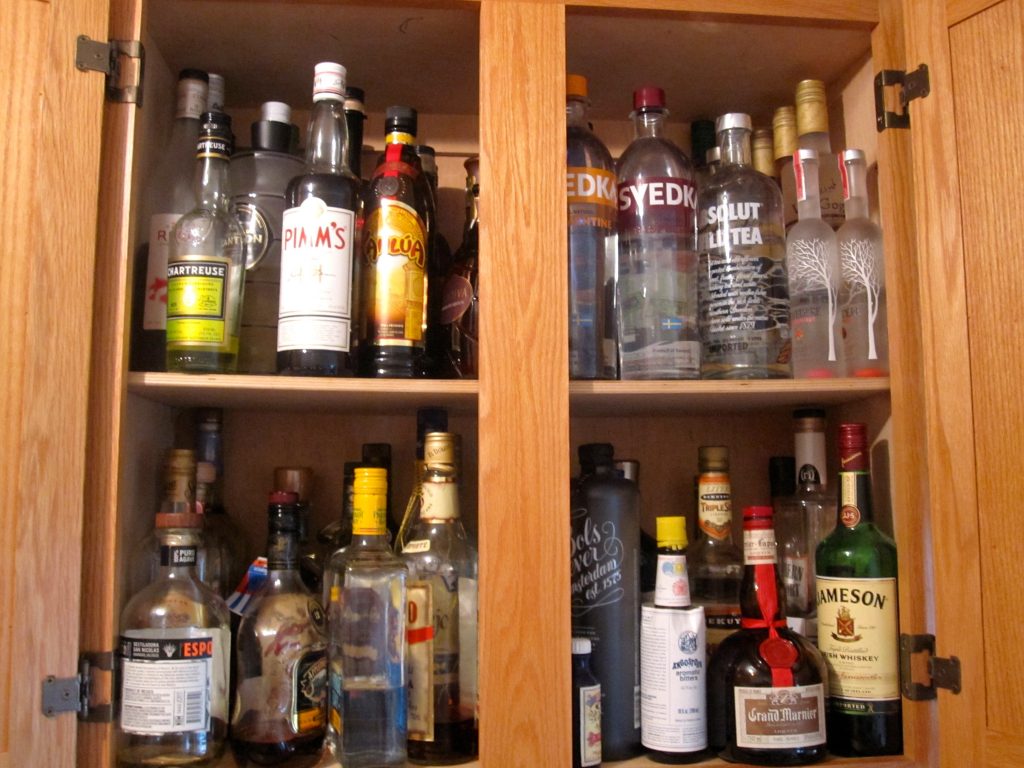 Wall Mounted Liquor — Randolph Indoor and Outdoor Design