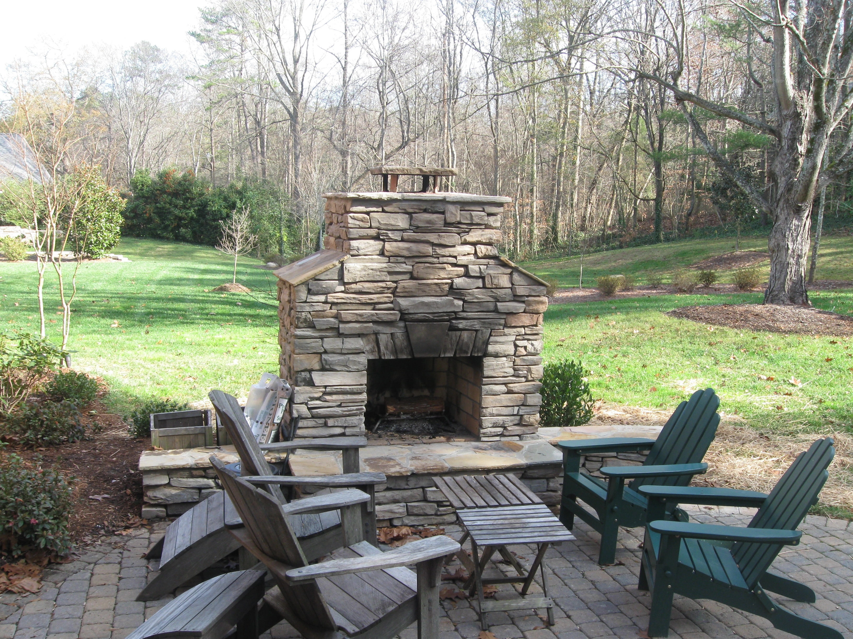 Stone For Outdoor Fireplace Ideas Randolph Indoor And Outdoor Design