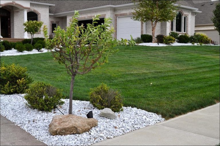 Landscaping Ideas For Front Yards With White Rocks — Randolph Indoor
