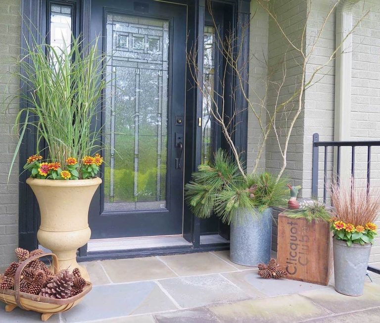 Winter Front Porch Planters — Randolph Indoor and Outdoor Design