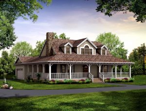 Wrap Around Porch Farmhouse Plans