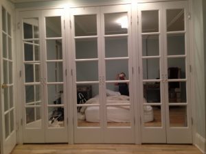 Mirrored Closet French Doors